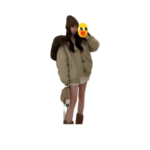 Genius Pooh Женская одежда Пальто Пуховая куртка Унисекс