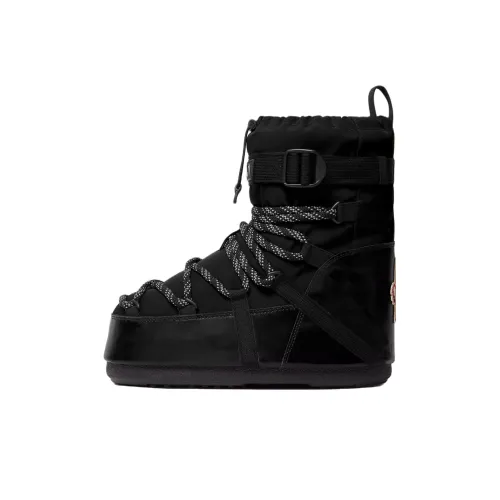 MONCLER MOON BOOT Коллаборация Grenoble ICON SHORT Сноубутсы Мужской Черный