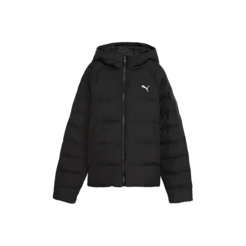 PUMA Куртка с капюшоном хлопковый пуховик для подростков