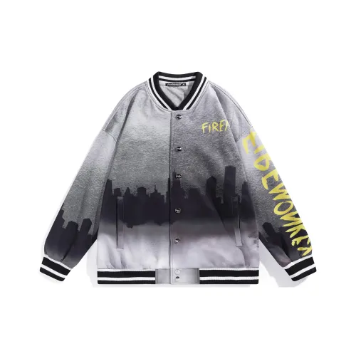 FireMonkey Бейсбольная куртка Унисекс Черный