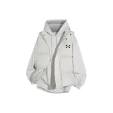 Экрю жилет + белый, серый, фотиния, свитшоты и флисовые толстовки