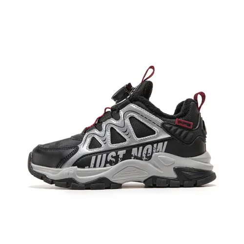 7 PE противоскользящая устойчивая к истиранию детская хлопковая обувь черного серебристого серого цвета модель 2025 для подростков