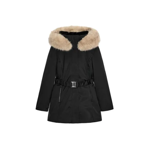 ZARA Черный Женский Пуховик