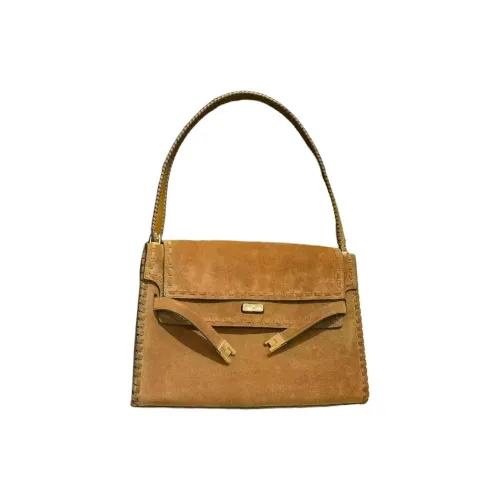 Tory Burch Кожа Сумка через плечо Большая Женская Табачный