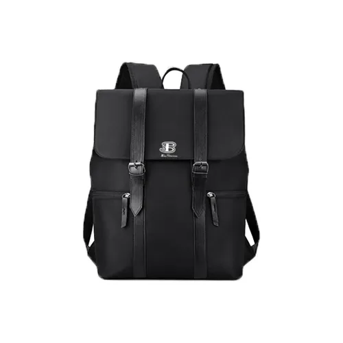 BEN SHERMAN Nylon Backpack Standard Unisex Black BEN SHERMAN Нейлоновый рюкзак стандартный унисекс черный