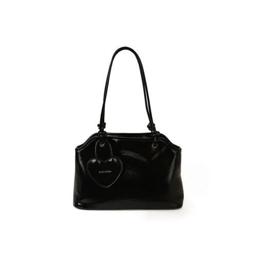 Tezimyt ПУ (полиуретан) Сумка через плечо Стандартная Женская Черная Кофейная Коричневая