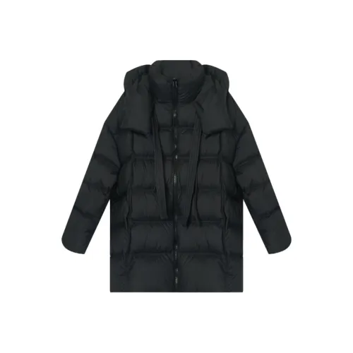 GZQJ Черный Женский Пуховик