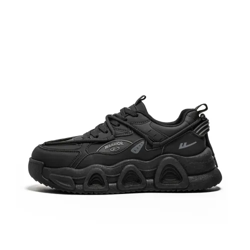 Warrior Амортизация Длина корпуса Увеличение Низкий Топ Толстая подошва Мужские кроссовки