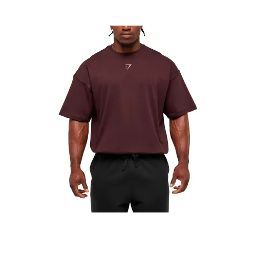 GYMSHARK Intense Каштановый RESET Розовый Мужская T-Рубашка