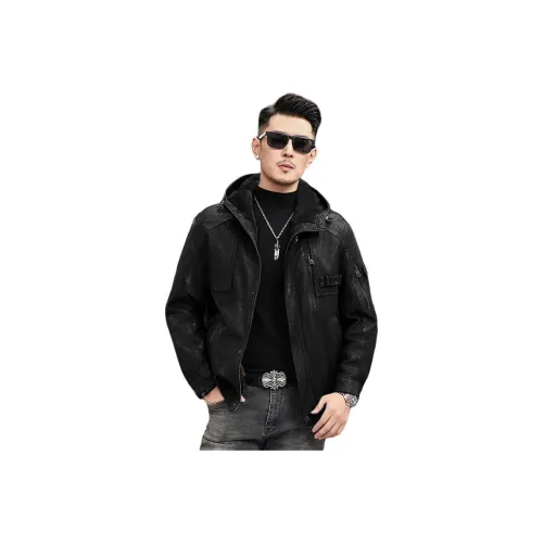 KAISER Натуральная кожа куртка унисекс