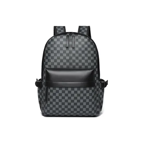 Bywhich ПУ (полиуретан) Рюкзак Стандартный Мужской Черный Коричневый