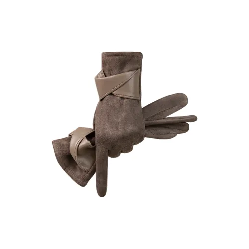 VINEY Искусственная замша Вязаные перчатки Женские