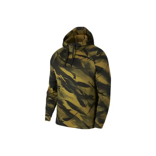 Nike Черный Желтый Мужские Свитшоты