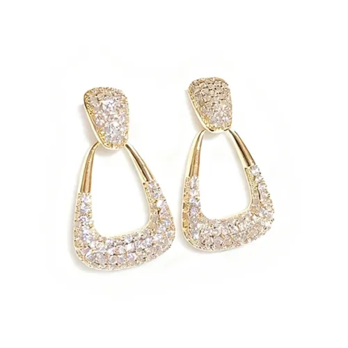SUYG Alloy Stud Earrings Women's Packaging Box+Shopping Bag