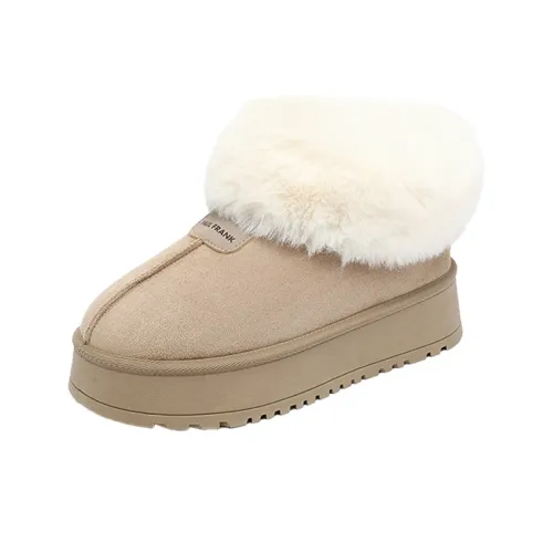 PAUL FRANK Высота Увеличивающие Устойчивые к Износу Сноубутсы Женские Светло-Верблюжий