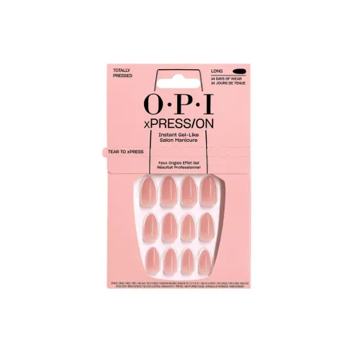 OPI Totally Pressed False Nail Миндально-розовый Smudge Однотонный