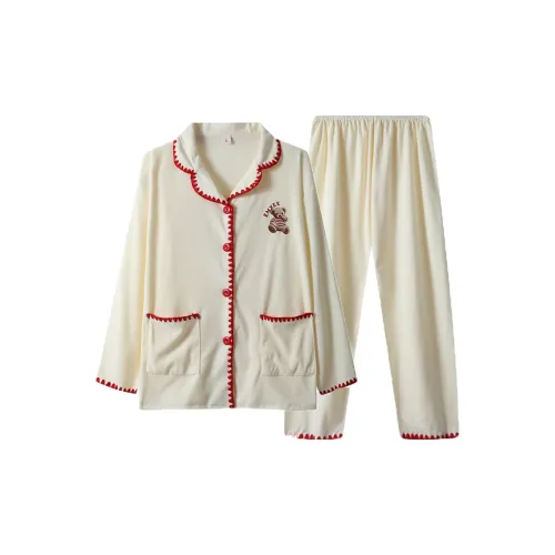 HANQIANNUO Осенне-зимняя пижама милый дизайн женский дралон