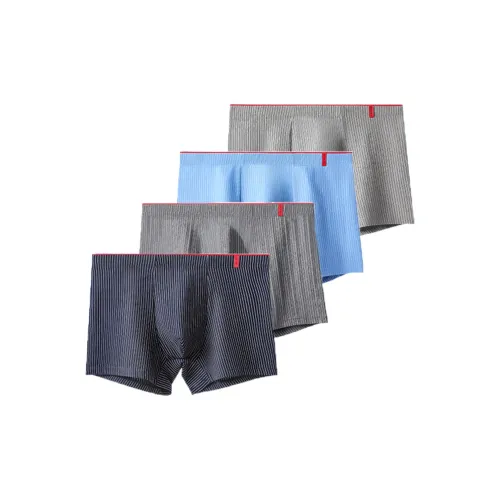 Lanza [4 пачки] Смешанные цвета Мужские боксер-шорты