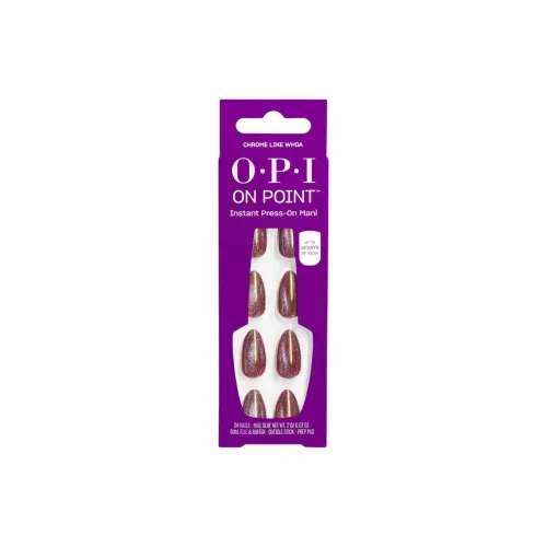 OPI Chrome Покрытие Металл Украшение False Nail Точка Тип Многоцветный Градиентный Кошачий глаз
