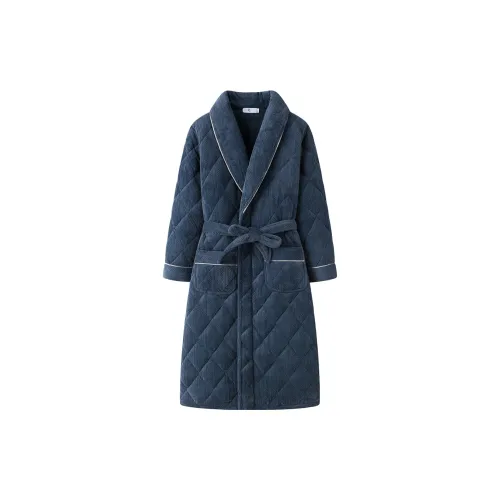 DUOQIAOMEI PQ21013 Мужской халат для сна Robe Мужские банные халаты