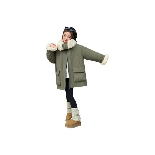 Класс Meng Jia ПАРКА Пальто Подростки