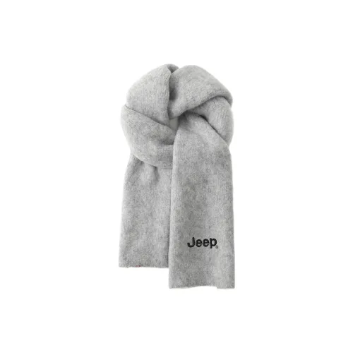 Jeep Изящный Вышивка Логотип Вязаные Шарфы Унисекс