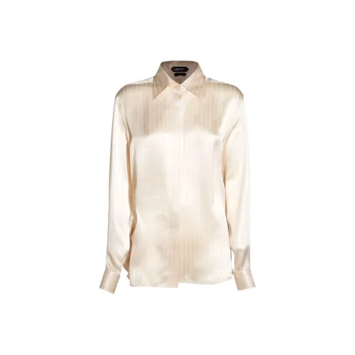 TOM FORD Light Peach Women's Shirts TOM FORD Светло-персиковые женские рубашки