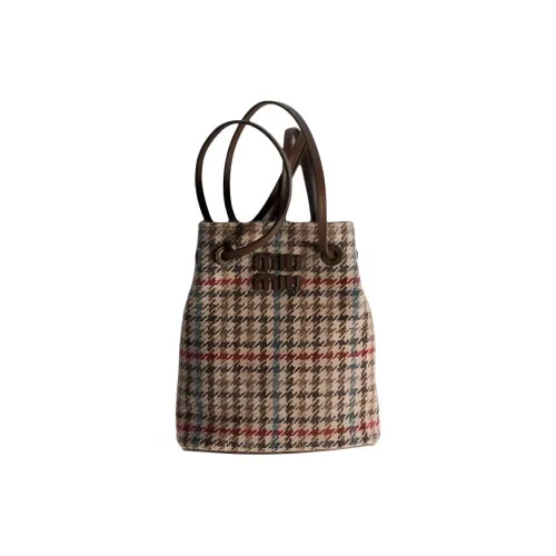 MIU MIU Шерсть Сумка через плечо Стандартная Унисекс Бежевая