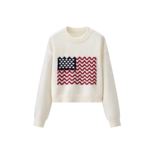 POPO.INFO Ecru Женская Трикотаж