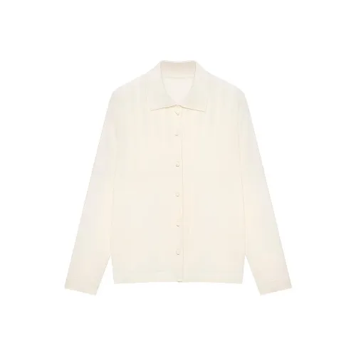 ERDOS Белый Барокко Стразы Украшенный Жемчужный Пуговица Женские Кашемировые Свитера