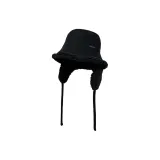 Универсальный черный [Включает съемные наушники с меховыми капюшонами]