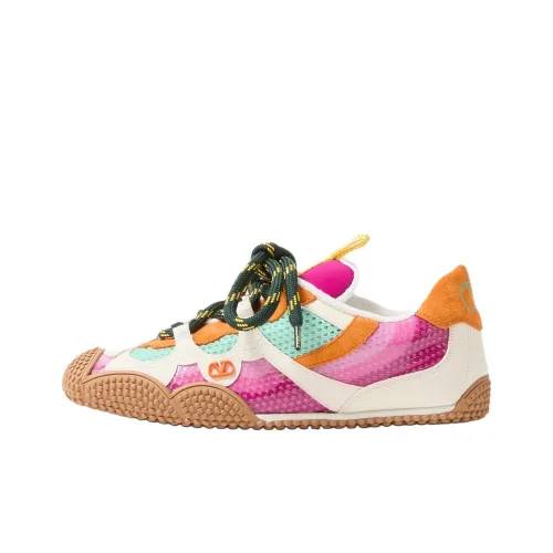 Valentino Garavani Amphibia Low Топ Повседневная обувь Женская Розовый Красный