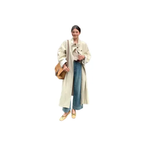 TENNE GIRL Белый мраморный Женский пальто