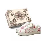 Розовый Белый (Белый Шнурки)