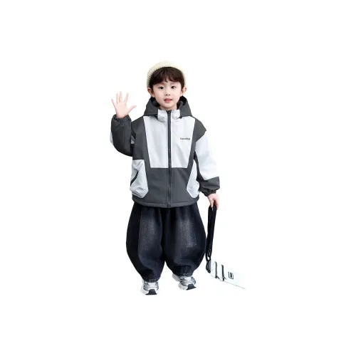 Hua Le Ji Хлопковый пуховик для детей 3-7 лет