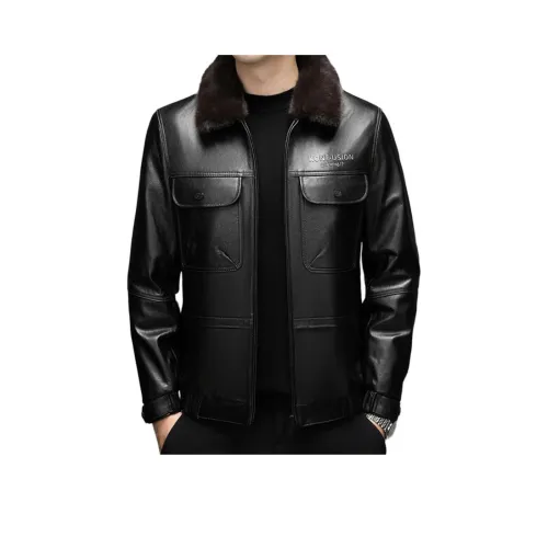 KAISER Натуральная кожа куртка унисекс