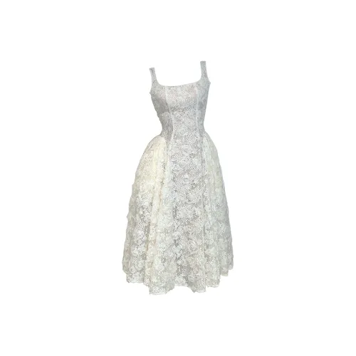 GJFD Абрикос Розовый Женские Платья Без Рукавов