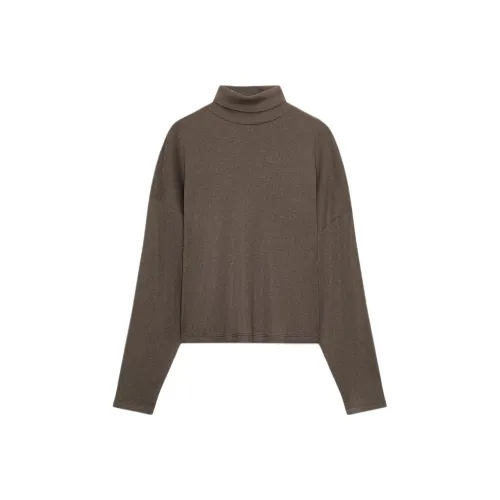 ZARA Collaboration Зебра с принтом Хаки Женские T-рубашки