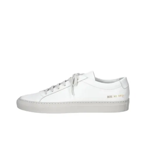 COMMON PROJECTS Низкие кроссовки для скейтбординга Мужские Белые
