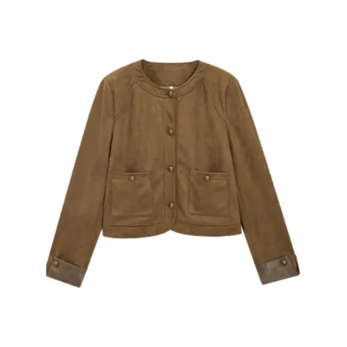 Love to serve Коричневый Женские Куртки