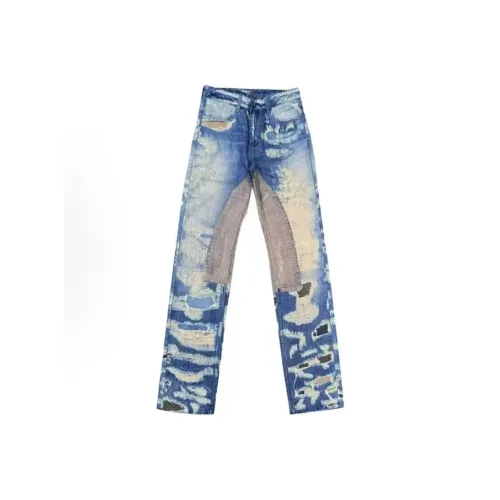 PISYPOX Blue Unisex Jeans PISYPOX Синий Унисекс Джинсы