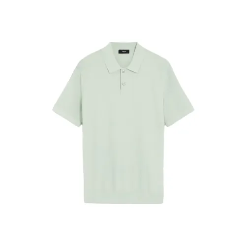 THEORY Светло-зеленый каменный мужской поло