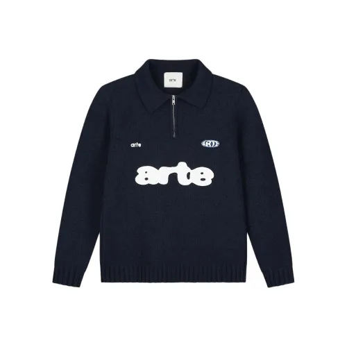 ARTE Морской Синий Мужские Свитера