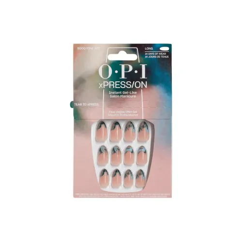 OPI Sooo Fine Art False Nail Oval Pink Solid Color Instagram Style