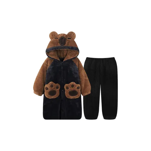 O'MESIK Черный Коричневый Мужской Пижамный Комплект