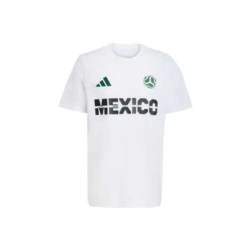 Adidas Mexico Белый Мужской T-Рубашка