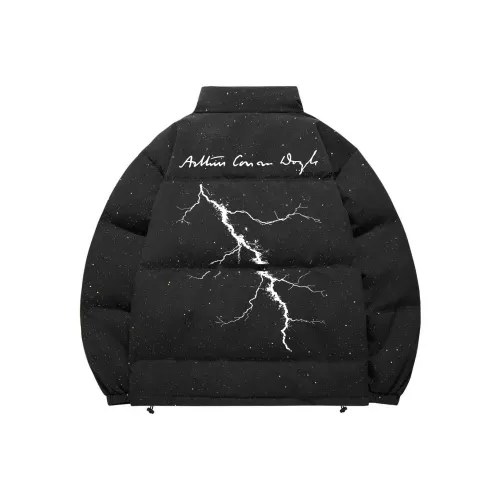 SOIE Черный Воротник-стойка Гипсофила Унисекс Пуховики