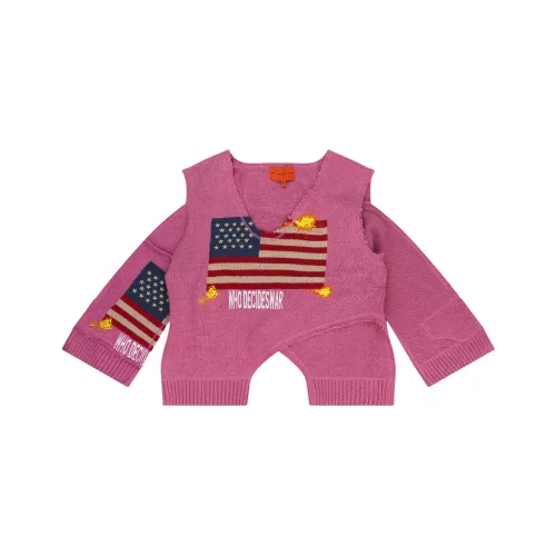 Who Decides War Розовый Мужской Свитеры