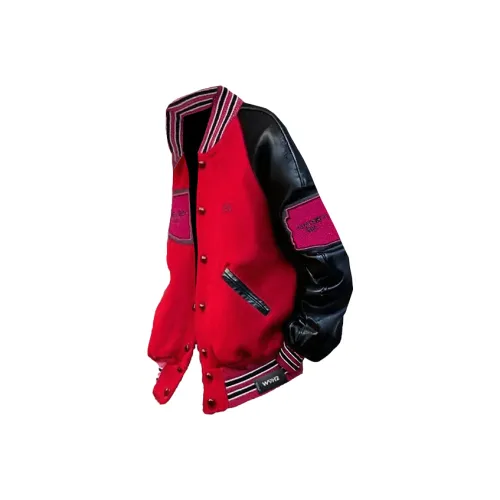 W9H2 Красный Унисекс Бейсбольные Джерси