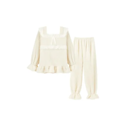 GOYN Айвори Белый Женские Пижамные Комплекты